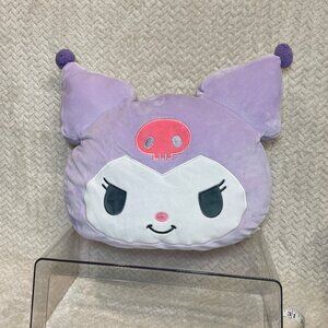NEW Miniso X Sanrio Kuromi Ultra Soft 15" Plush Pillow Kawaii Whimsigoth